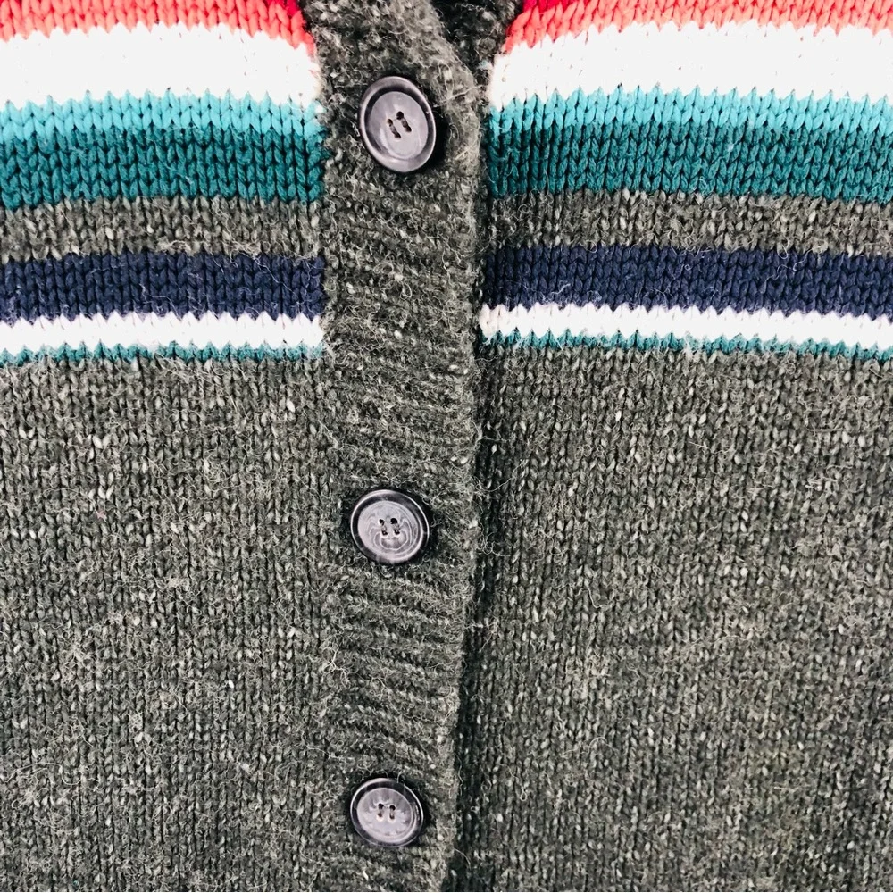 Maurices Sweater Cardigan Womens Large Wool Blend Southwestern Aztec Long Sleeve